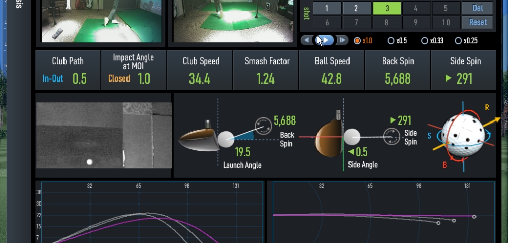 ショット分析画面
